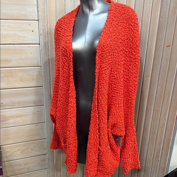 ADORA Plus Size Checked Sweater Cardigan